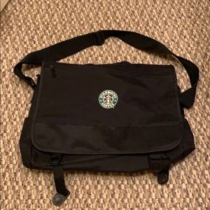 Starbucks book/laptop bag